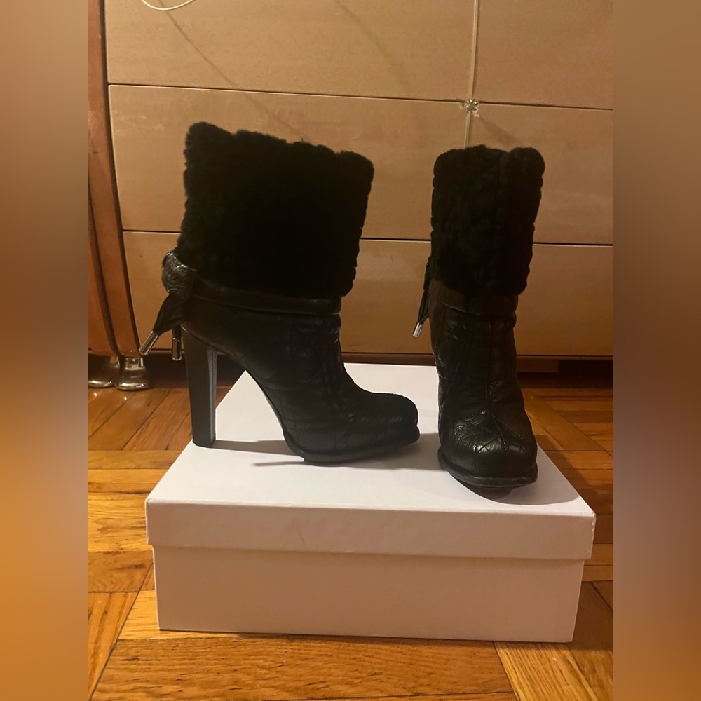 Christian Dior leather boots